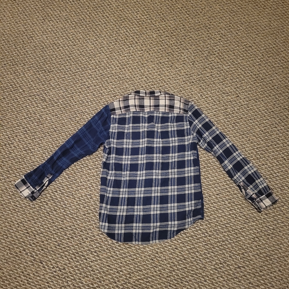 zara boys colorblock plaid flannel shirt - Picture 3 of 3
